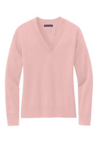 Brooks Brothers Women's Cotton Stretch V-Neck Sweater image thumbnail