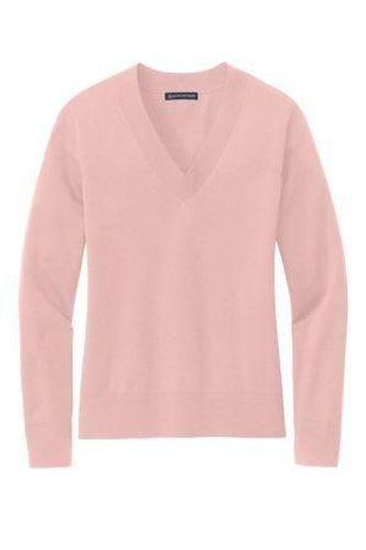 Brooks Brothers Women's Cotton Stretch V-Neck Sweater image thumbnail