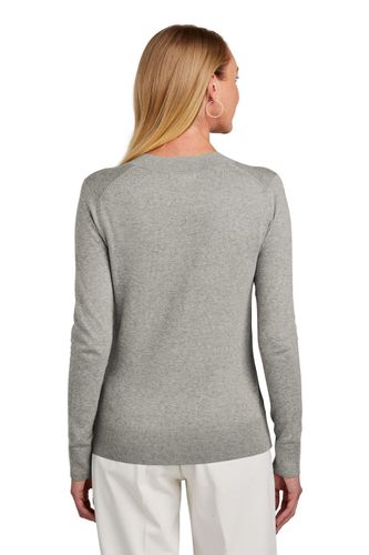 Brooks Brothers Women's Cotton Stretch V-Neck Sweater image thumbnail