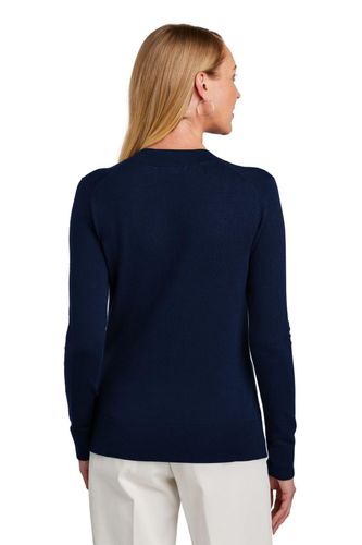 Brooks Brothers Women's Cotton Stretch V-Neck Sweater image thumbnail