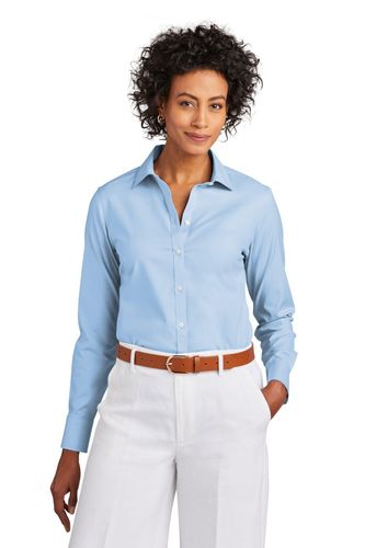 Brooks Brothers Women's Wrinkle-Free Stretch Pinpoint Shirt  image thumbnail