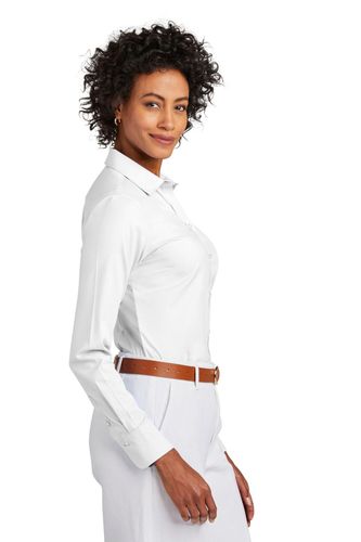 Brooks Brothers Women's Wrinkle-Free Stretch Pinpoint Shirt  image thumbnail