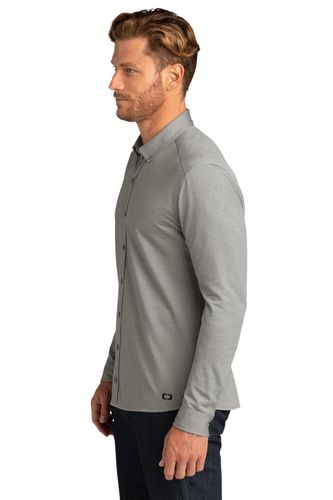 OGIO Code Stretch Long Sleeve Button-Up image thumbnail