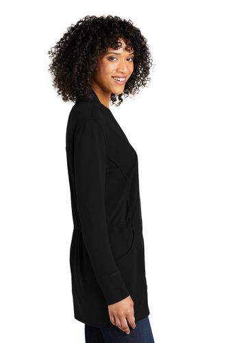 Port Authority Ladies Microterry Cardigan image thumbnail