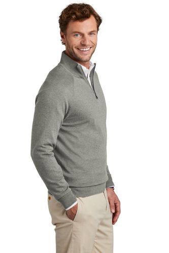 Brooks Brothers Cotton Stretch 1/4-Zip Sweater  image thumbnail