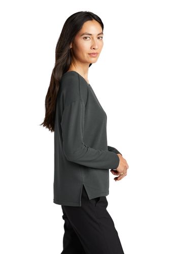 MERCER+METTLE Women's Stretch Drop Shoulder Pullover  image thumbnail