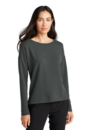 MERCER+METTLE Women's Stretch Drop Shoulder Pullover  image thumbnail