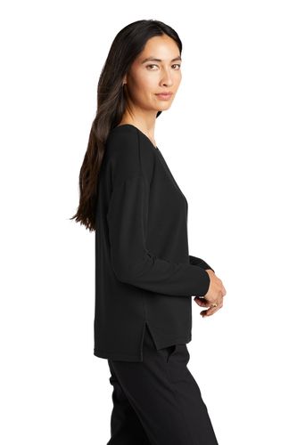 MERCER+METTLE Women's Stretch Drop Shoulder Pullover  image thumbnail