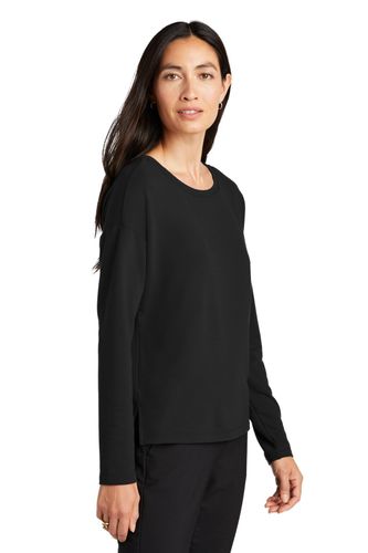 MERCER+METTLE Women's Stretch Drop Shoulder Pullover  image thumbnail