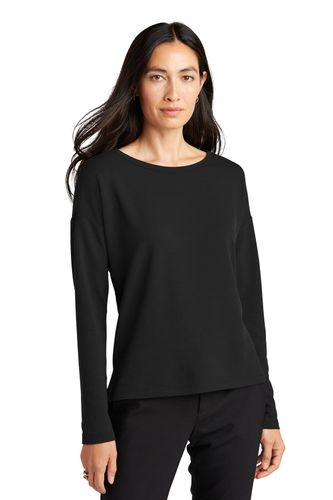MERCER+METTLE Women's Stretch Drop Shoulder Pullover  image thumbnail