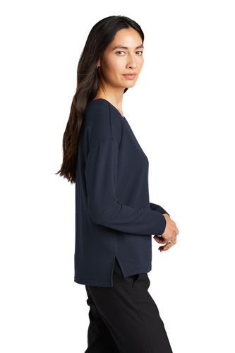 MERCER+METTLE Women's Stretch Drop Shoulder Pullover  image thumbnail