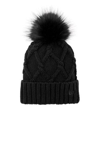 New Era Faux Fur Pom Beanie image thumbnail