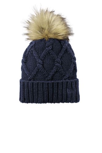 New Era Faux Fur Pom Beanie image thumbnail