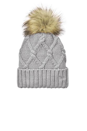 New Era Faux Fur Pom Beanie image thumbnail