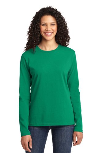 Billboard Women's Long Sleeve T-Shirt - White Imprint (KA-LPC54LS-BILB-W) image thumbnail