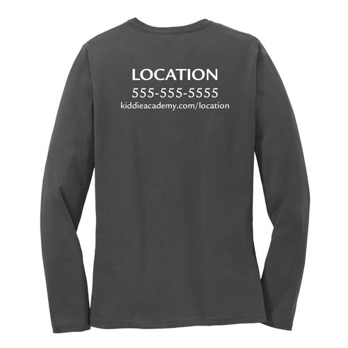 Billboard Women's Long Sleeve T-Shirt - White Imprint (KA-LPC54LS-BILB-W) image thumbnail