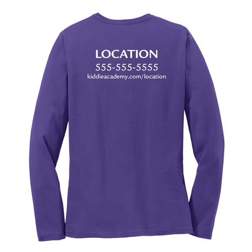 Billboard Women's Long Sleeve T-Shirt - White Imprint (KA-LPC54LS-BILB-W) image thumbnail