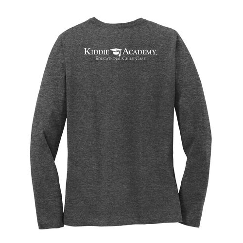 Learn On. Women's Long Sleeve T-Shirt - White Imprint (KA-LPC54LS-LEARN-W) image thumbnail
