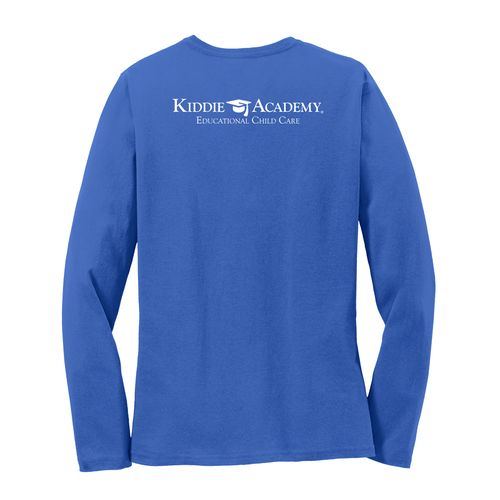 Learn On. Women's Long Sleeve T-Shirt - White Imprint (KA-LPC54LS-LEARN-W) image thumbnail