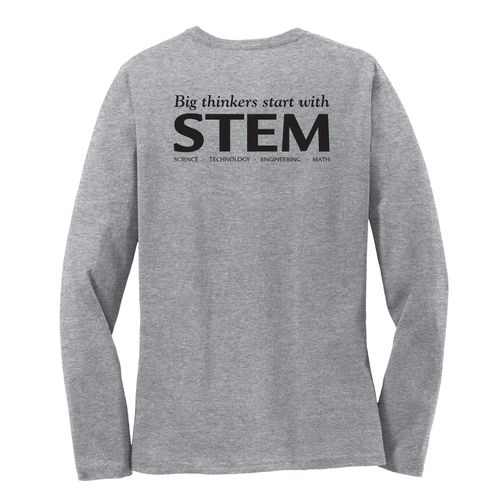 STEM Women's Long Sleeve T-Shirt - Black Imprint (KA-LPC54LS-STEM-B) image thumbnail
