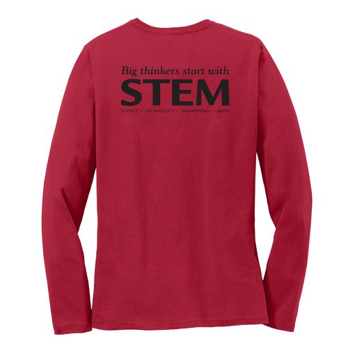 STEM Women's Long Sleeve T-Shirt - Black Imprint (KA-LPC54LS-STEM-B) image thumbnail