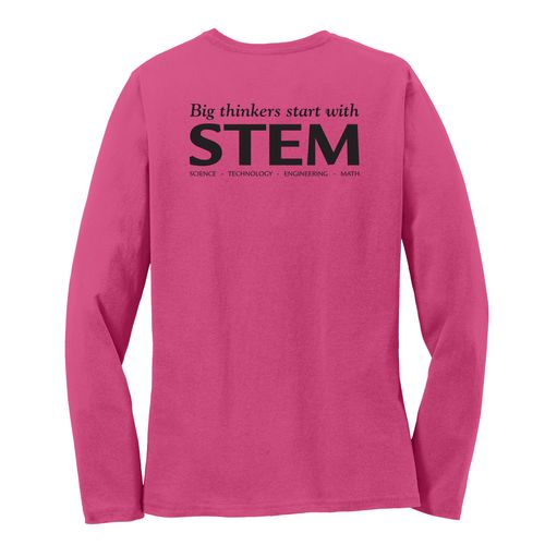 STEM Women's Long Sleeve T-Shirt - Black Imprint (KA-LPC54LS-STEM-B) image thumbnail