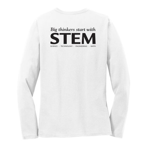 STEM Women's Long Sleeve T-Shirt - Black Imprint (KA-LPC54LS-STEM-B) image thumbnail