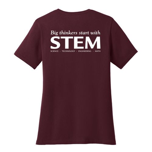 STEM Women's T-Shirt - White Imprint (KA-LPC54-STEM-W) image thumbnail