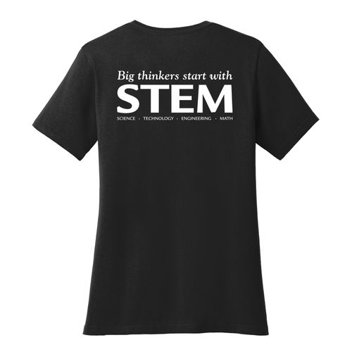 STEM Women's T-Shirt - White Imprint (KA-LPC54-STEM-W) image thumbnail