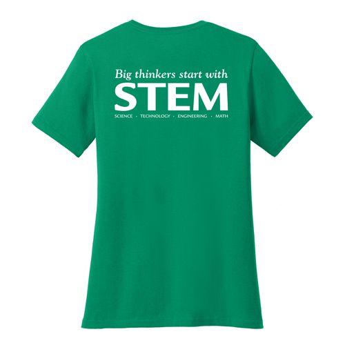STEM Women's T-Shirt - White Imprint (KA-LPC54-STEM-W) image thumbnail
