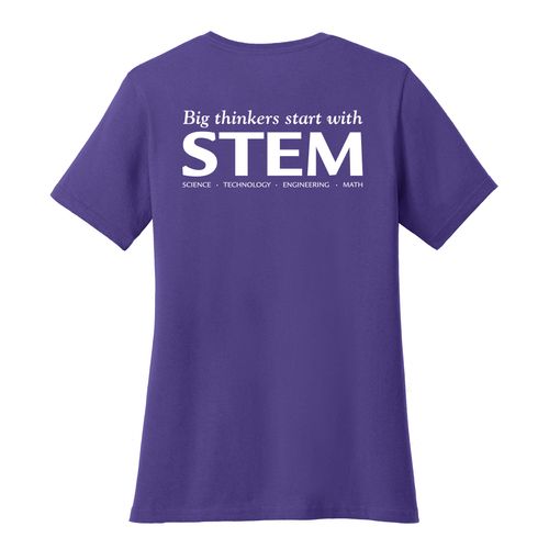 STEM Women's T-Shirt - White Imprint (KA-LPC54-STEM-W) image thumbnail