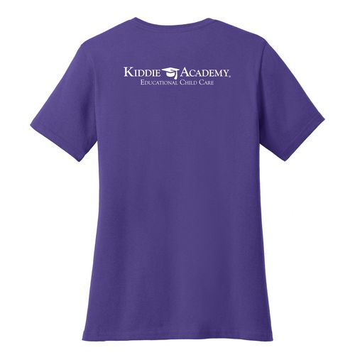 Learn On. Women's T-Shirt - White Imprint (KA-LPC54-LEARN-W) image thumbnail