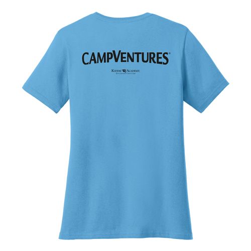 CampVentures Women's V-Neck Staff T-Shirt - Black Imprint (KA-LPC54V-CVSTF-B) image thumbnail