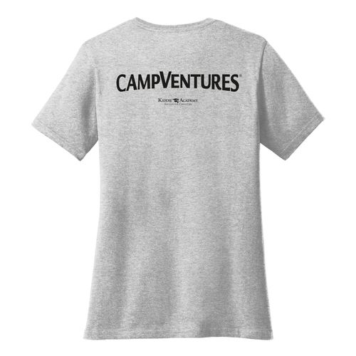 CampVentures Women's V-Neck Staff T-Shirt - Black Imprint (KA-LPC54V-CVSTF-B) image thumbnail