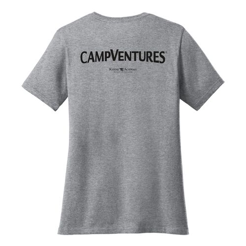 CampVentures Women's V-Neck Staff T-Shirt - Black Imprint (KA-LPC54V-CVSTF-B) image thumbnail