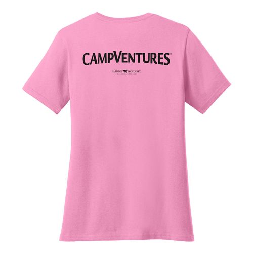 CampVentures Women's V-Neck Staff T-Shirt - Black Imprint (KA-LPC54V-CVSTF-B) image thumbnail