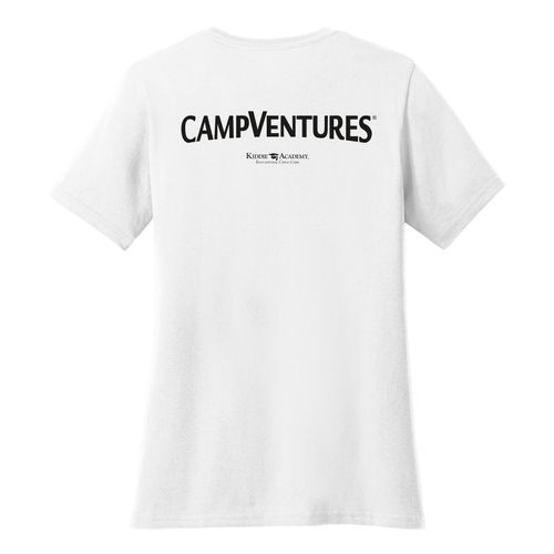 CampVentures Women's V-Neck Staff T-Shirt - Black Imprint (KA-LPC54V-CVSTF-B) image thumbnail