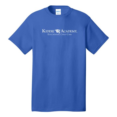 Community Begins Here Adult T-Shirt - White Imprint (KA-PC54-COMM-W) image thumbnail