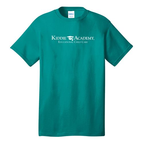 Community Begins Here Adult T-Shirt - White Imprint (KA-PC54-COMM-W) image thumbnail