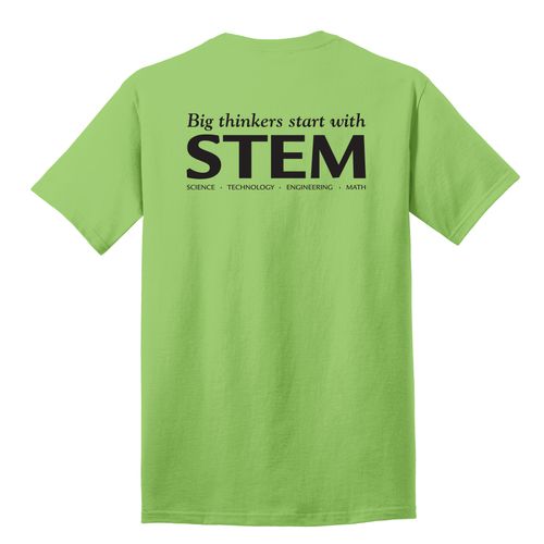 STEM Adult T-Shirt - Black Imprint (KA-PC54-STEM-B) image thumbnail