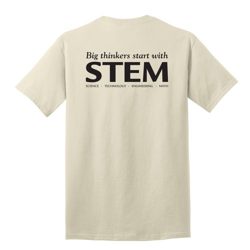 STEM Adult T-Shirt - Black Imprint (KA-PC54-STEM-B) image thumbnail