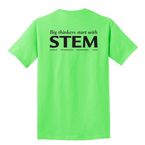 STEM Adult T-Shirt - Black Imprint (KA-PC54-STEM-B) image thumbnail
