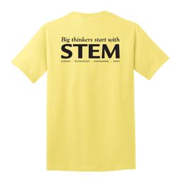 Image of STEM Adult T-Shirt - Black Imprint (KA-PC54-STEM-B)