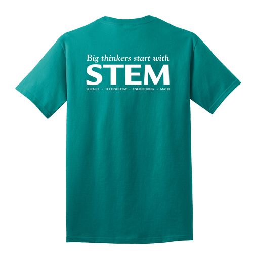 STEM Adult T-Shirt - White Imprint (KA-PC54-STEM-W) image thumbnail