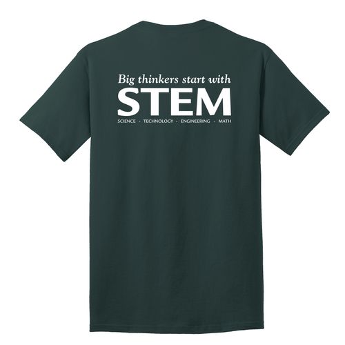 STEM Adult T-Shirt - White Imprint (KA-PC54-STEM-W) image thumbnail