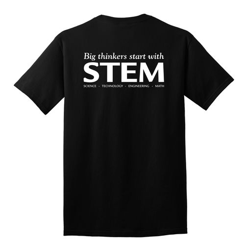 STEM Adult T-Shirt - White Imprint (KA-PC54-STEM-W) image thumbnail
