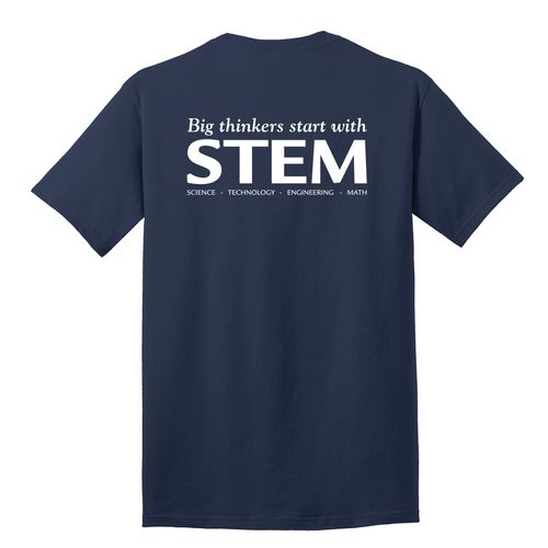 STEM Adult T-Shirt - White Imprint (KA-PC54-STEM-W) image thumbnail