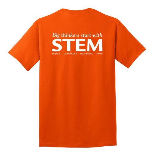 STEM Adult T-Shirt - White Imprint (KA-PC54-STEM-W) image thumbnail