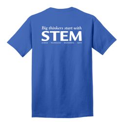 Image of STEM Adult T-Shirt - White Imprint (KA-PC54-STEM-W)