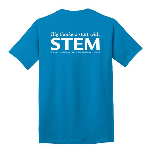 STEM Adult T-Shirt - White Imprint (KA-PC54-STEM-W) image thumbnail